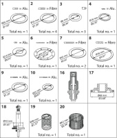 027F3374 Danfoss комплект для кап. ремонта для PM 40 (стандартный конус)