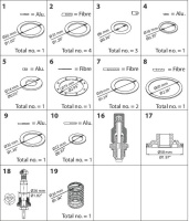 027F0754 Danfoss комплект для кап. ремонта для PMC 20-8