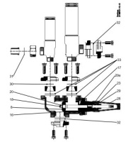148F3041 Danfoss комплект фланцев и прокладок FD20/FD25 для  DSV2/SFV20