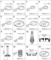 027F0571 Danfoss комплект для кап. ремонта для PMLX 80