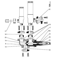 148F3030 Danfoss сервисный комплект для DSV2