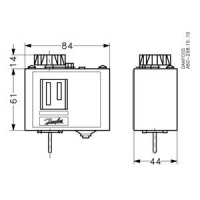 060L113766 Danfoss термостат KP 75