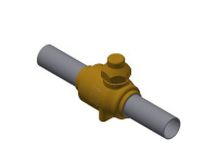009G7576 Danfoss клапан запорный шаровой GBC 28s H