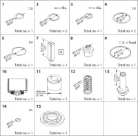 032F2342 Danfoss комплект для кап. ремонта EVRA/S 40