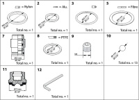 148B6155 Danfoss комплект для кап. ремонта SVA 80