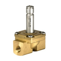032U3820 Danfoss клапан электромагнитный EV225B, EV225B 10BN G 12T NC000, Ду 10 мм, никелированная латунь, PTFE, G 1