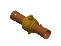 009G7067 Danfoss вентиль шаровой GBC 79s RP (3 1/8" - 79 mm, сервисный штуцер : пайка)