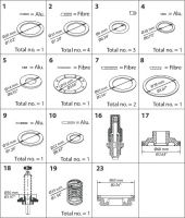 027F0568 Danfoss комплект для кап. ремонта для PMLX 40