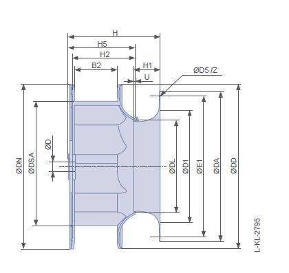 Вентилятор Ziehl-abegg RH63C.CR/SM20 арт.113917 с зажимной ступицей
