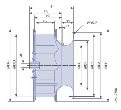 Вентилятор Ziehl-abegg RH25C.CR/NA02 арт.113918 c нерегулируемой ступцией